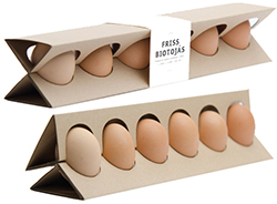 Концепт упаковки для яиц